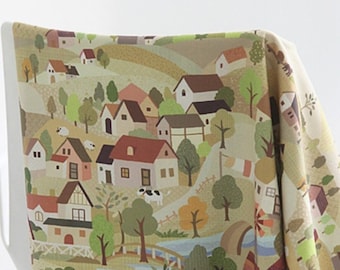 House In The Country 100% Cotton DTP Fabric - Quality Korean Fabric By the Yard / 94340