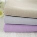 Solid Cotton Gauze - Dark Beige, Sky Blue or Purple - By the Yard 58715