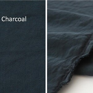 Förtvättat massivt linne-tenceltyg, 137 cm brett, 12 färger, koreanskt kvalitetstyg, måttbeställt bild 13