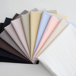 Baumwoll-Nylon-Mischgewebe für leichte Jacken, Kleider, Röcke, 54 Zoll breit, 12 Volltonfarben, Qualität koreanische Stoffe Massenware