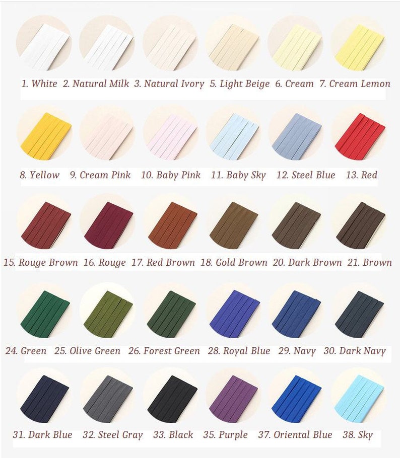 Folded Cotton Bias, Easy Bias, Sewing Notions, Trims in 30 Colors, 3 Yards, By the Pack /50527 image 2