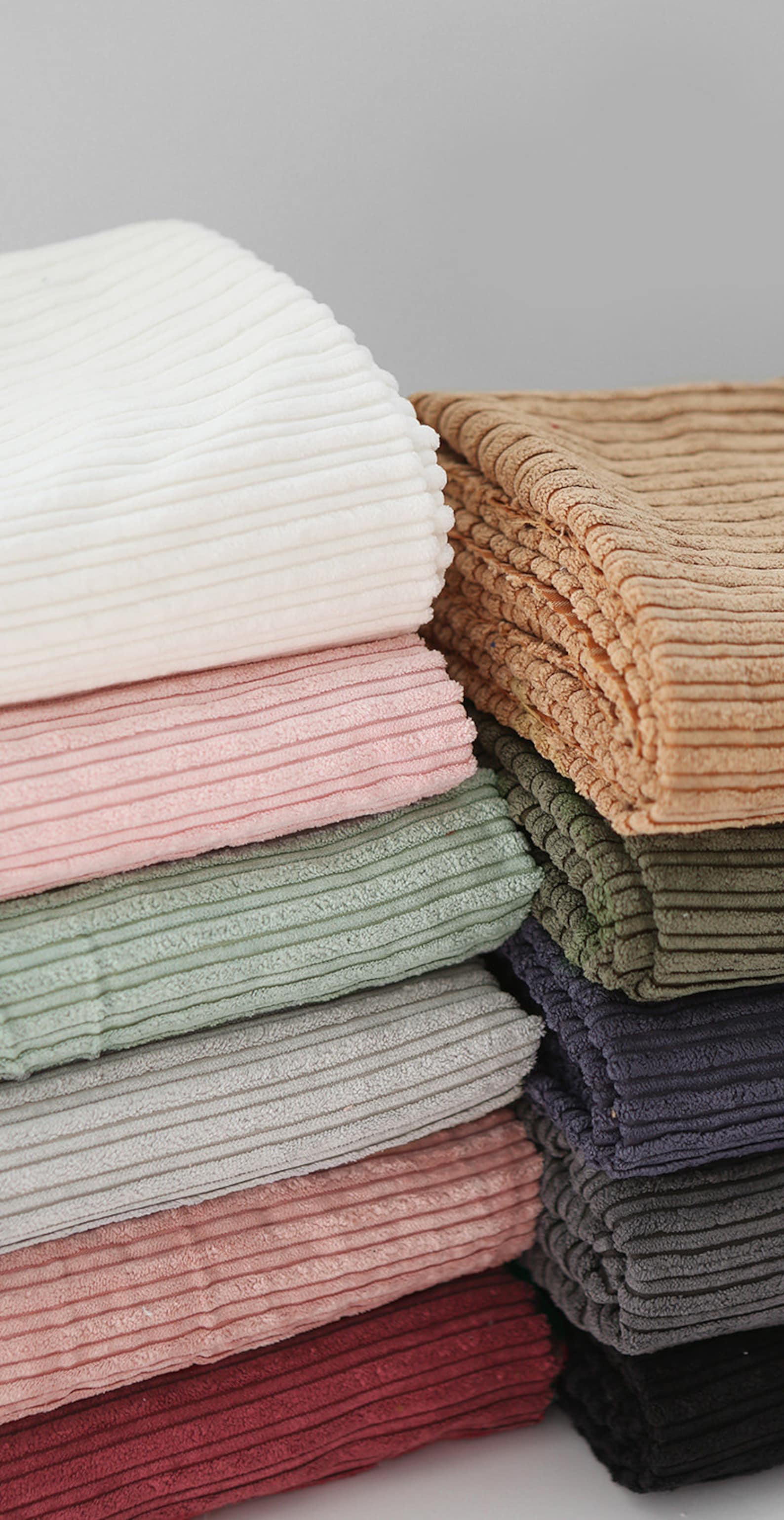 Wide Wale Corduroy Fabric 1 by 2 Corduroy Polyester Corduroy Etsy