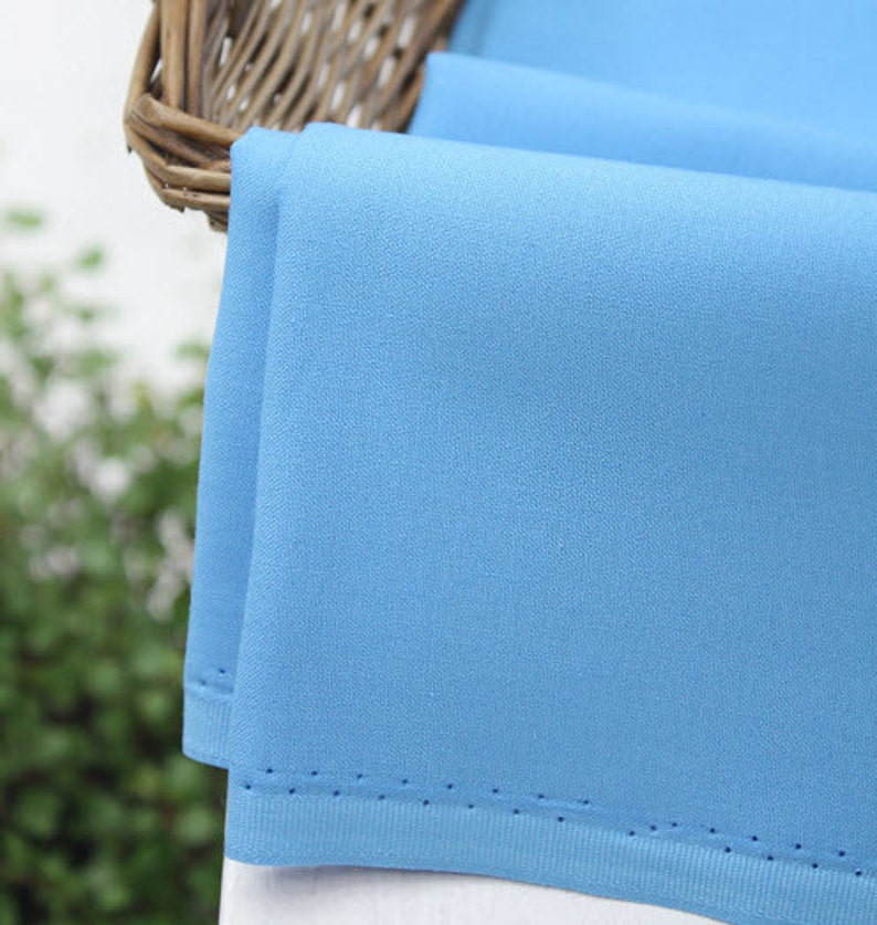 High Quality Cotton Fabric Solid Blue Series in 4 Colors Etsy