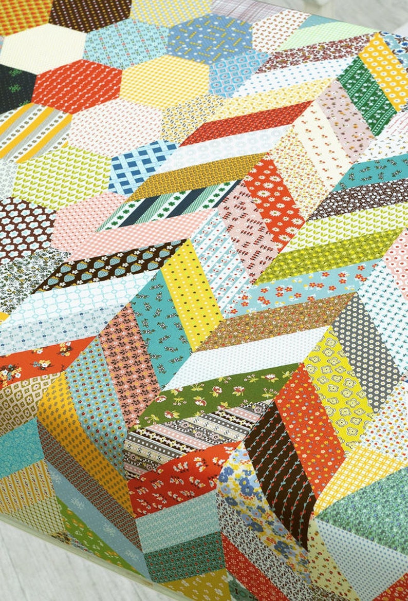 Cotton Fabric Panel Patchwork By the Cut 51662 Etsy