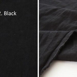 Förtvättat massivt linne-tenceltyg, 137 cm brett, 12 färger, koreanskt kvalitetstyg, måttbeställt bild 14