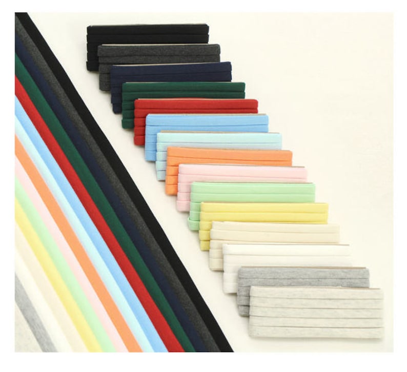 Folded Knit Bias Tape Oatmeal Gray off White Ivory Etsy