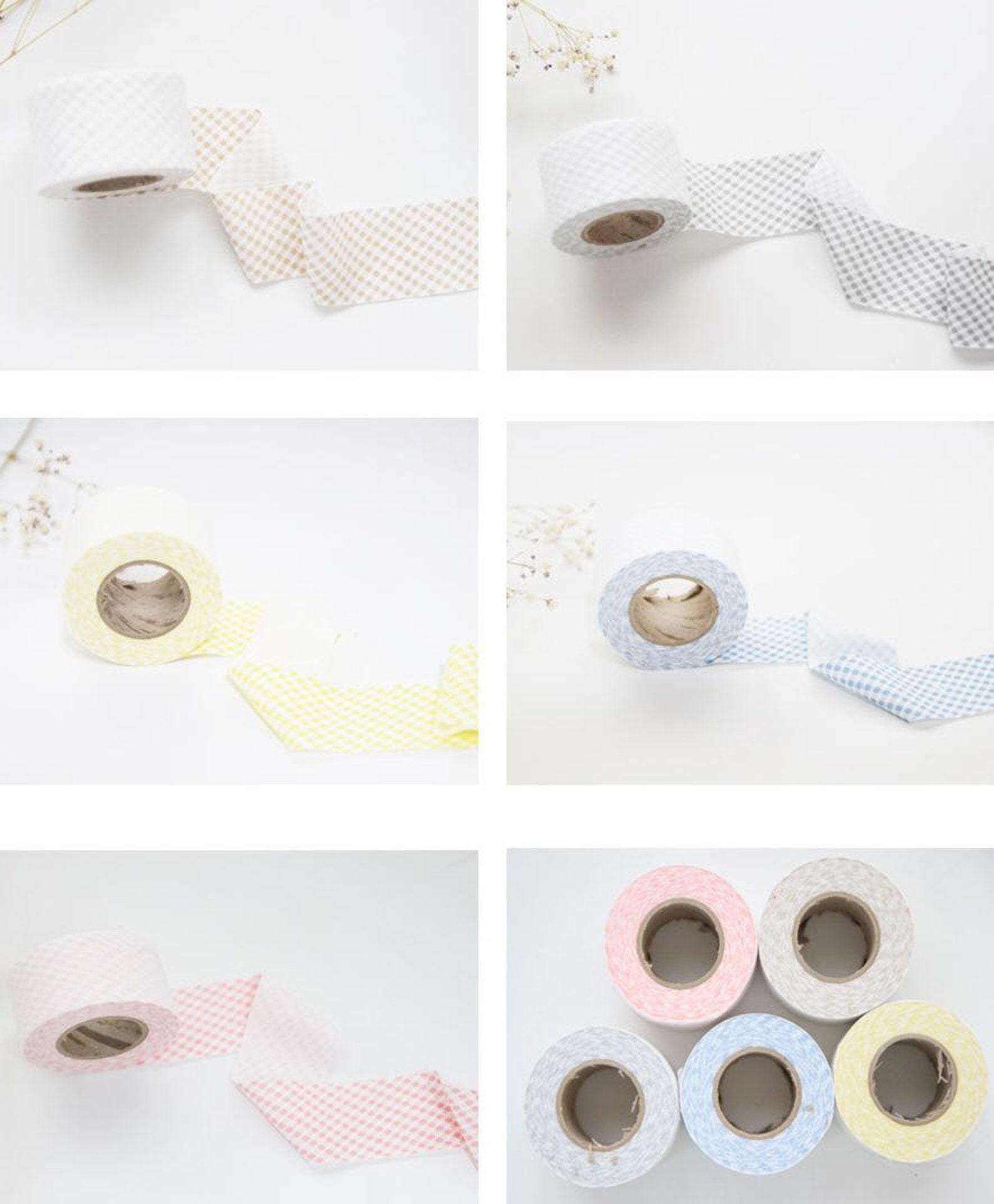 Plaid Cotton Knit Bias Tape 4 Cm Wide 1.6 Inches by the Etsy