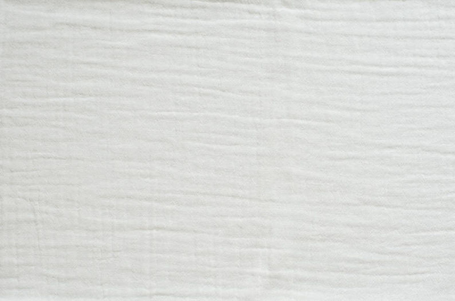 White Wrinkled Cotton Gauze Double Gauze White Gauze Etsy