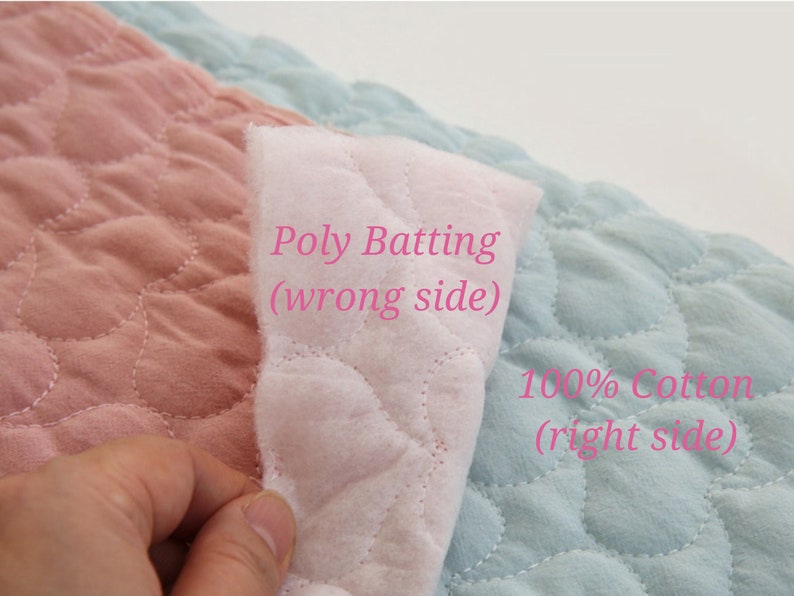 Wide Quilted Cotton Fabric Heart Shaped Quilting 56 Etsy