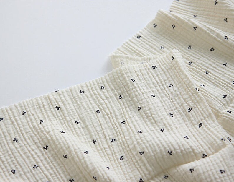 Gauze Fabric Wrinkled Cotton Gauze Crinkle Gauze Triple Etsy