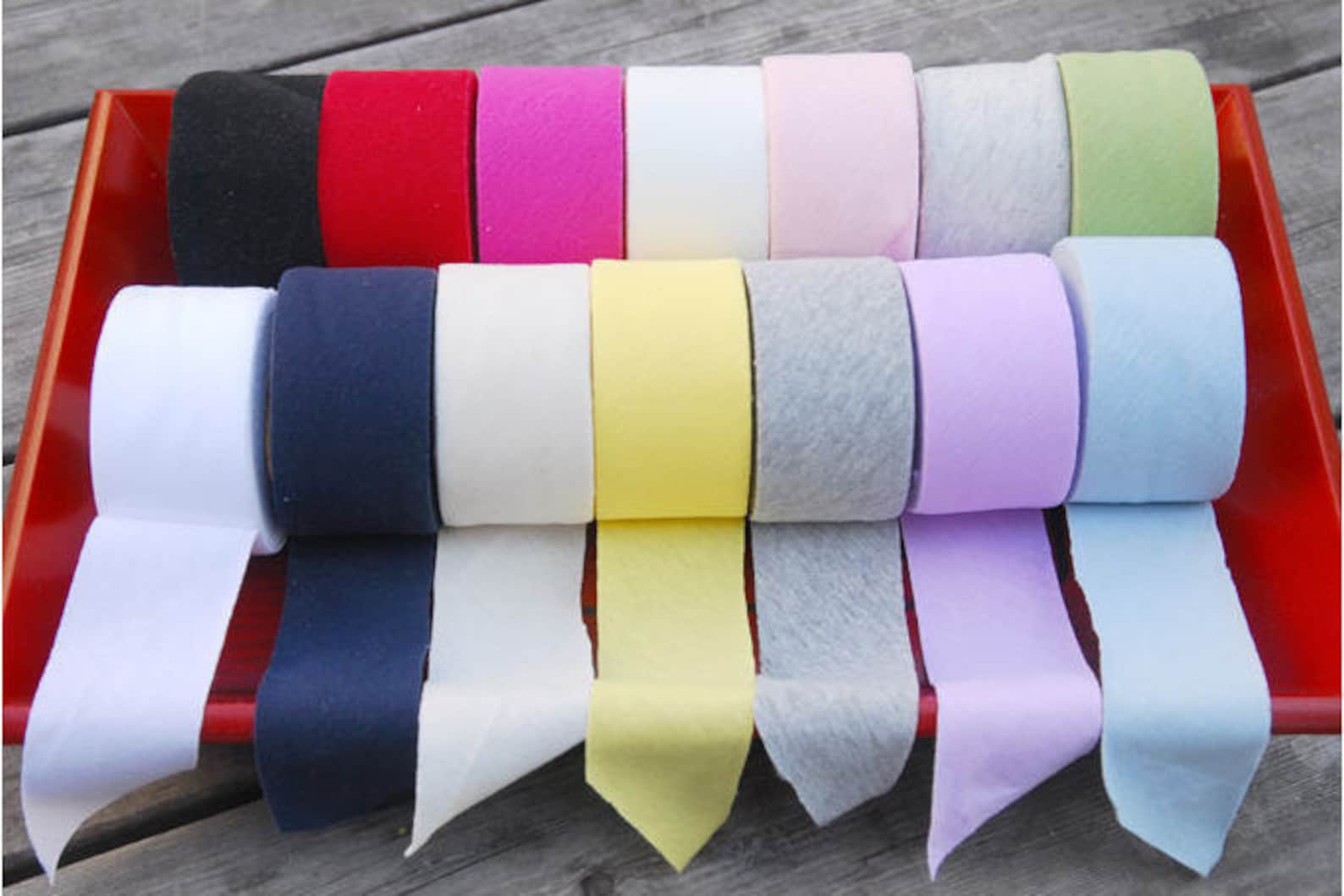 Cotton Jersey Knit Bias Tape in 14 Colors 3.54 Cm Wide Etsy