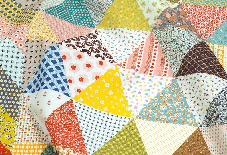 Cotton Fabric Panel Patchwork By the Cut 51662 Etsy