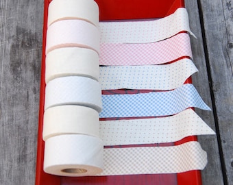 Organic Cotton Jersey Knit Bias Tape in 6 Colors 3.8 cm Wide (1.5 inch) /38754