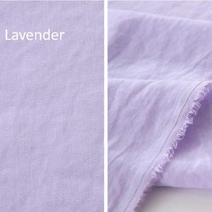 Förtvättat massivt linne-tenceltyg, 137 cm brett, 12 färger, koreanskt kvalitetstyg, måttbeställt bild 11