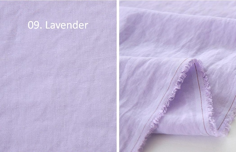Förtvättat massivt linne-tenceltyg, 137 cm brett, 12 färger, koreanskt kvalitetstyg, måttbeställt bild 11