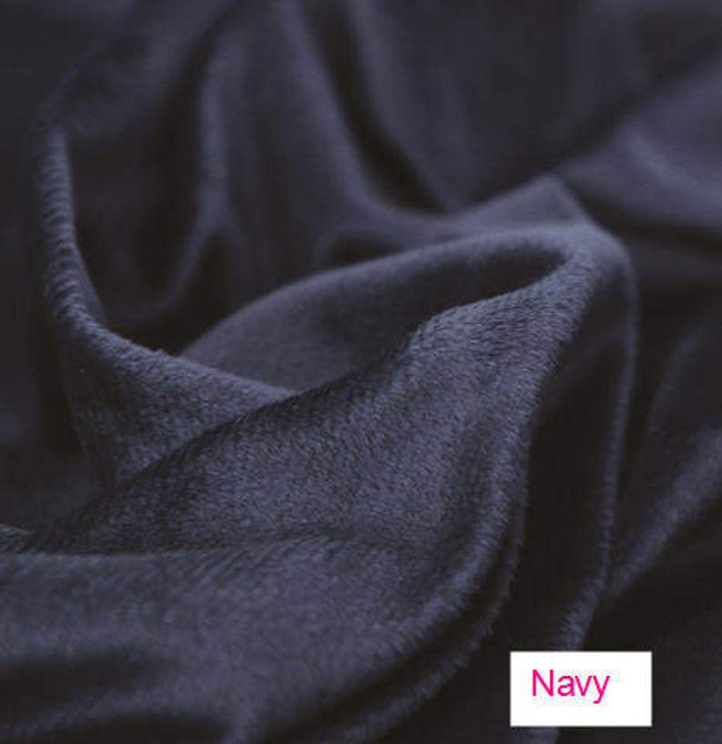 1 mm Smooth Cuddle Minky Fabric Solid Minky Fabric Choose Etsy