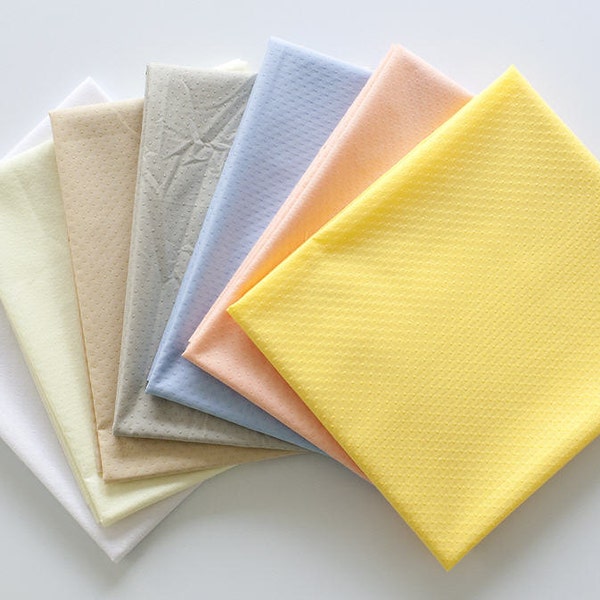 Non-slip Fabric - Yellow, Peach, Sky, Gray, Beige, Lemon or White - By the Yard /3025