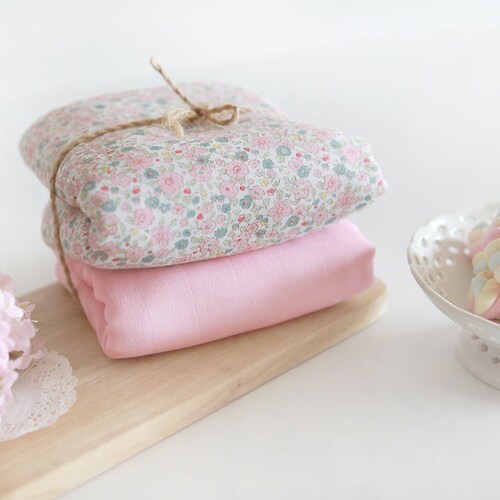 Double Gauze Fabric by the Yard 100 Cotton 53 Wide Bubble Etsy