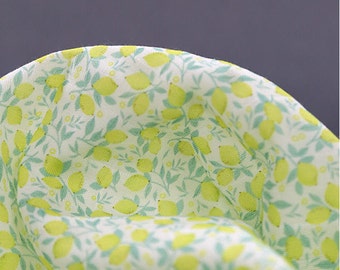 Lemons Cotton Double Gauze Fabric - 59 Inches Wide - By the Yard 92521