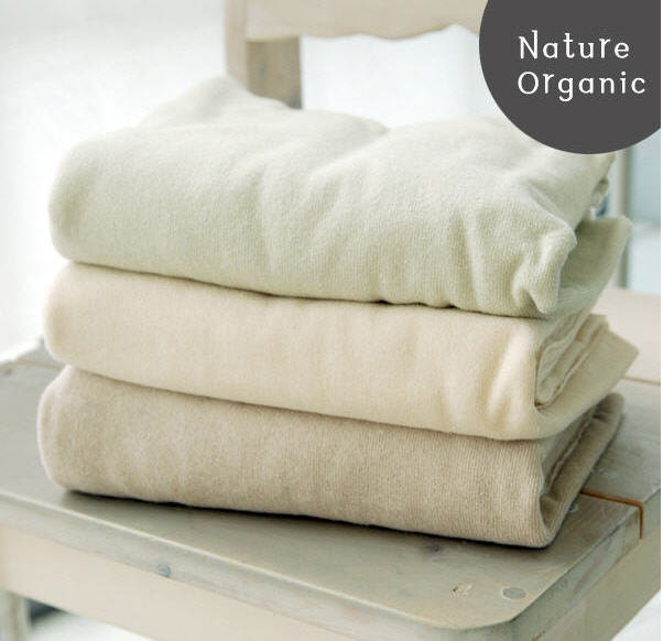 Organic Cotton Terry Cloth Knit Fabric in 3 Colors by the Yard Etsy