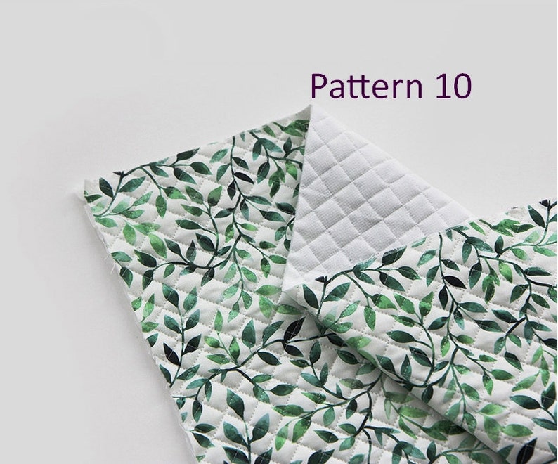 Quilted Cotton Fabrics 11 Patterns Quality Korean Fabric Etsy