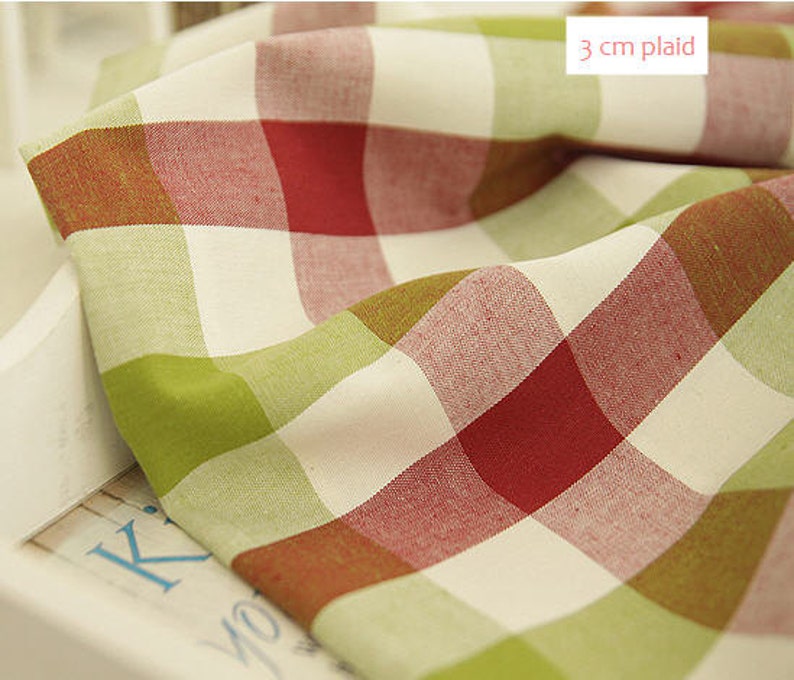 Yarn Dyed Cotton Fabric Fresh Choose From 4 Patterns by Etsy