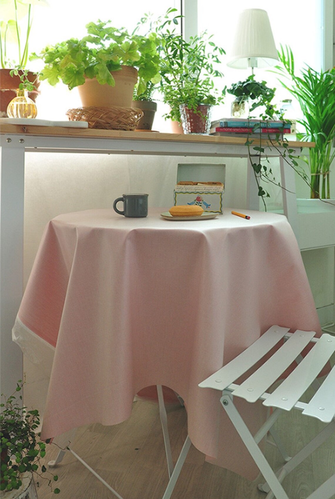 Soft Laminated Quality Korean Cotton Fabric Simple Pastels Etsy