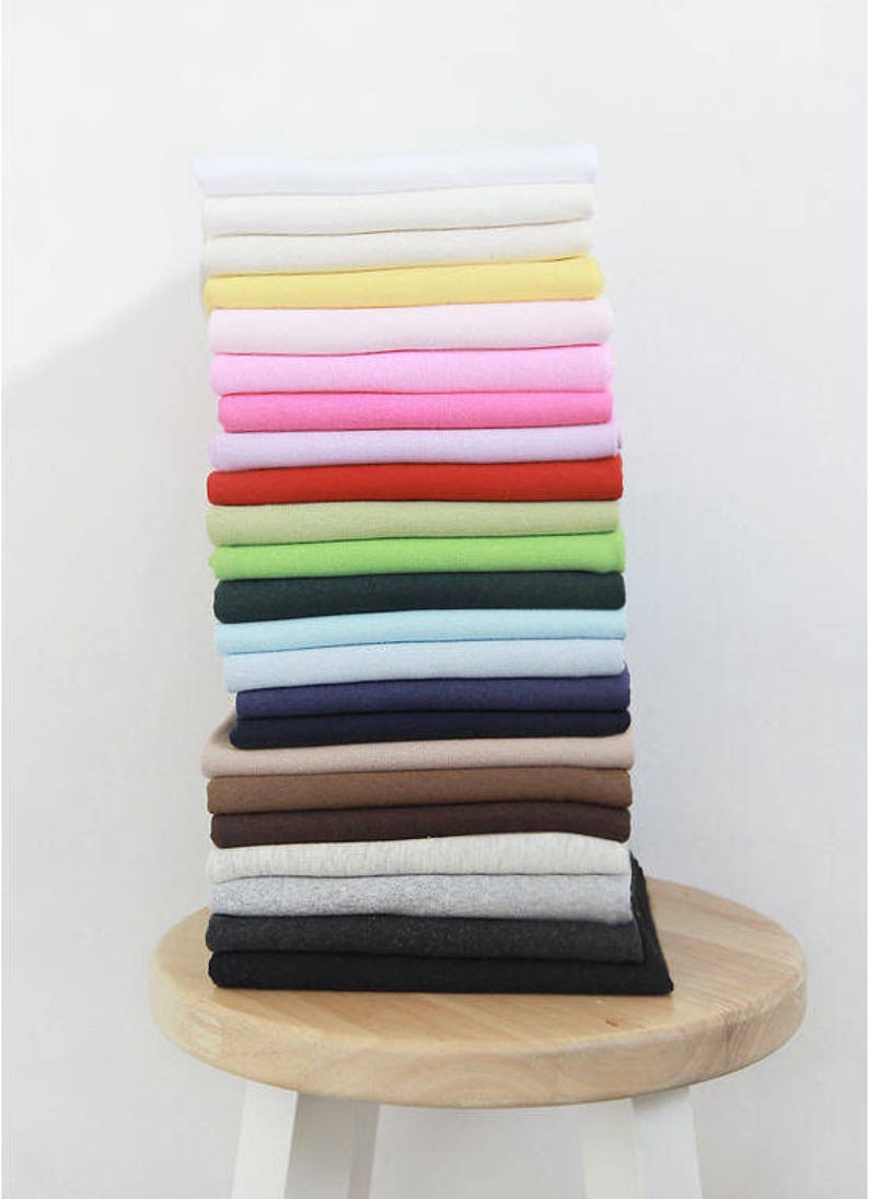 Pink 1x1 Ribbing and Binding Knit Fabric by Half Yard 77040 Etsy