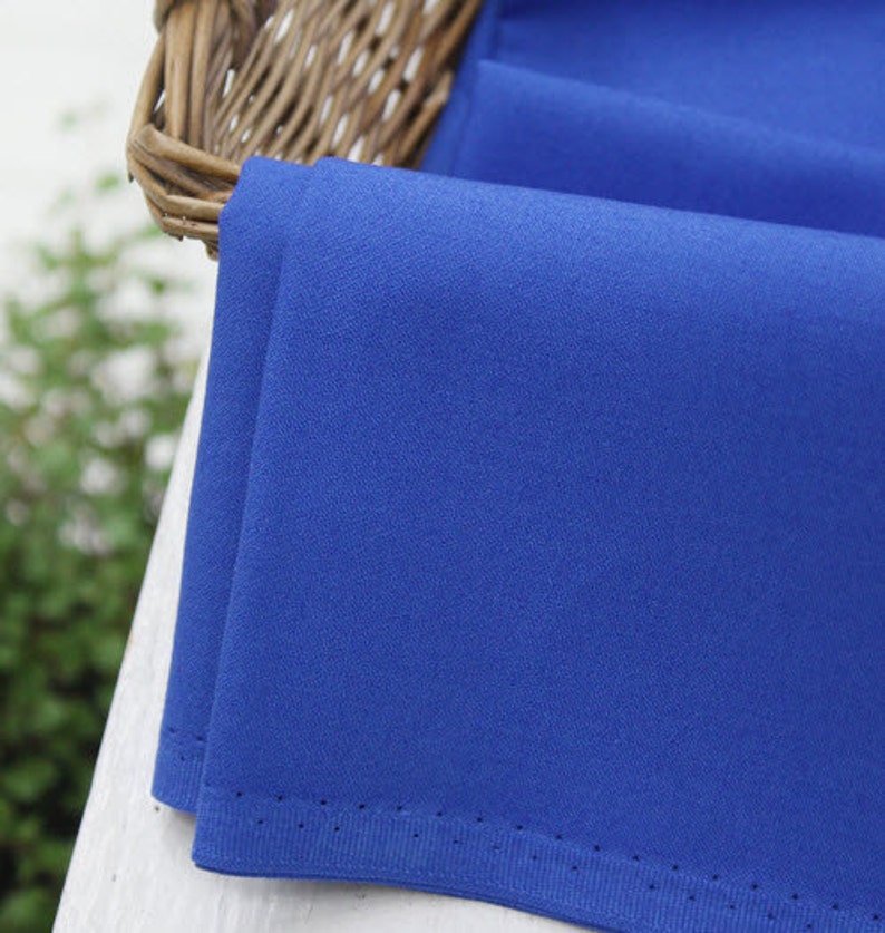 High Quality Cotton Fabric Solid Blue Series in 4 Colors Etsy