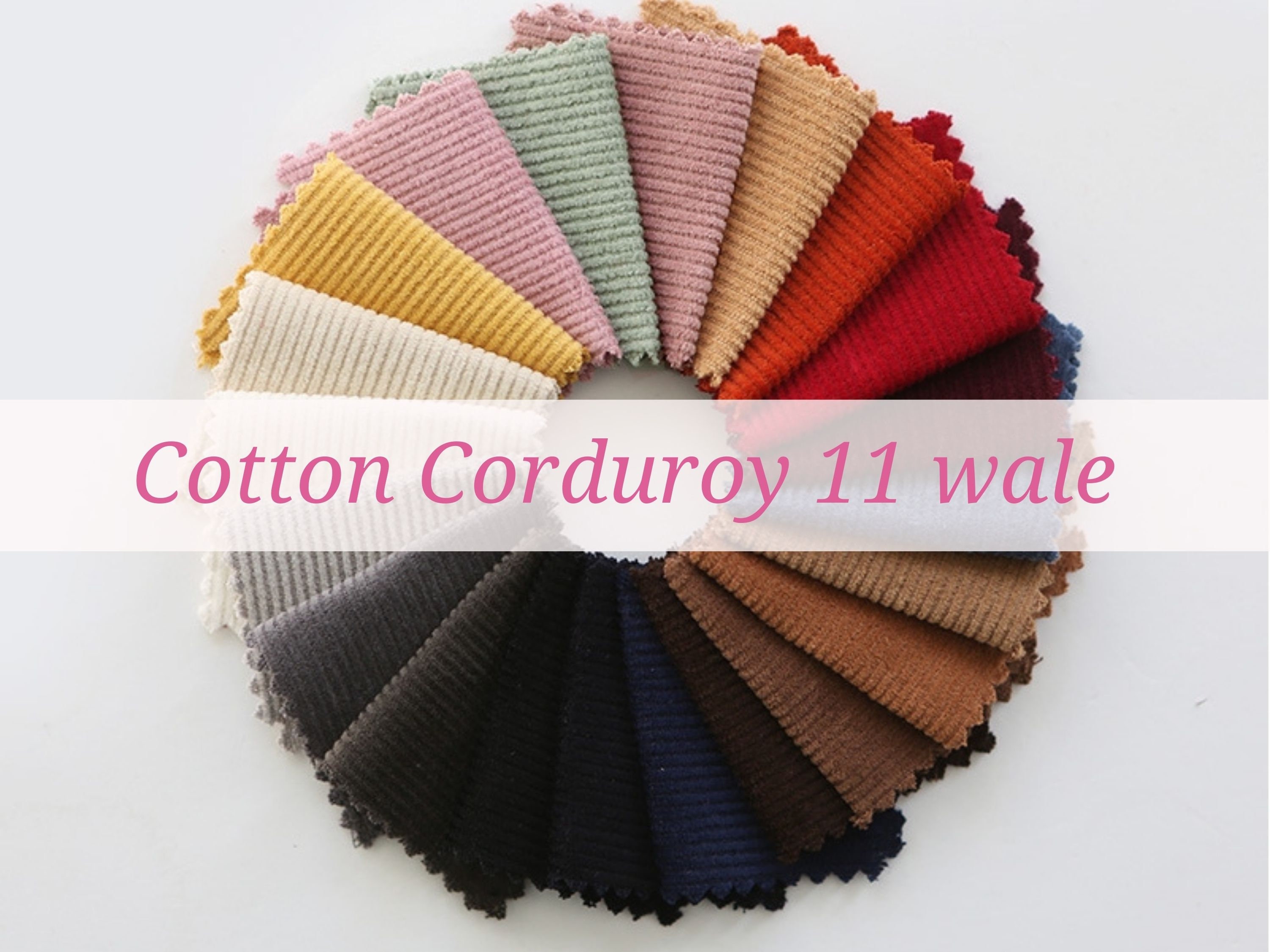 100% Organic Cotton Corduroy - 8 Wale - Sun Glow 100% Organic Cotton Corduroy - 8 Wale - Sun Glow