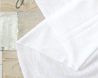 Tela de punto de algodón blanco - 74 pulgadas de ancho - cortada a medida 89490 160506-1