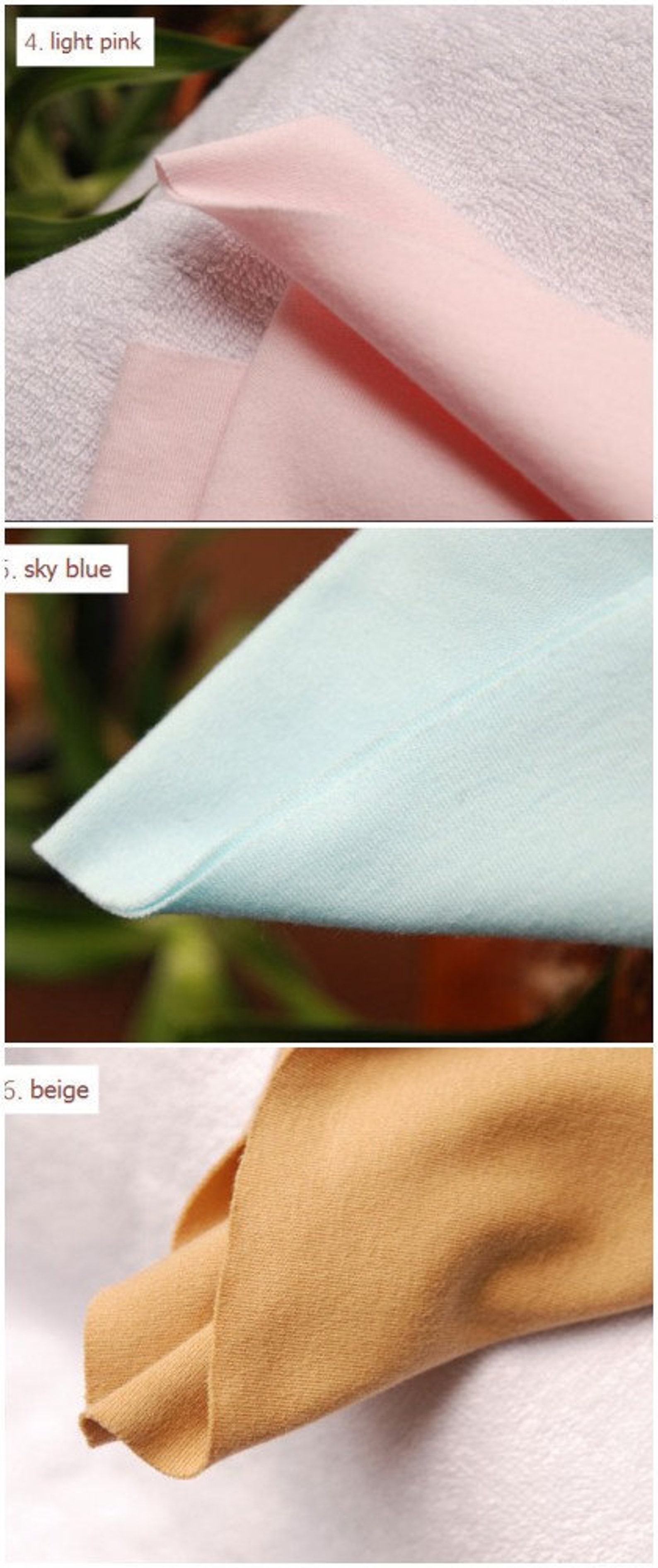 Cotton Interlock Knit in 16 Solid Colors Fabric Quality Etsy