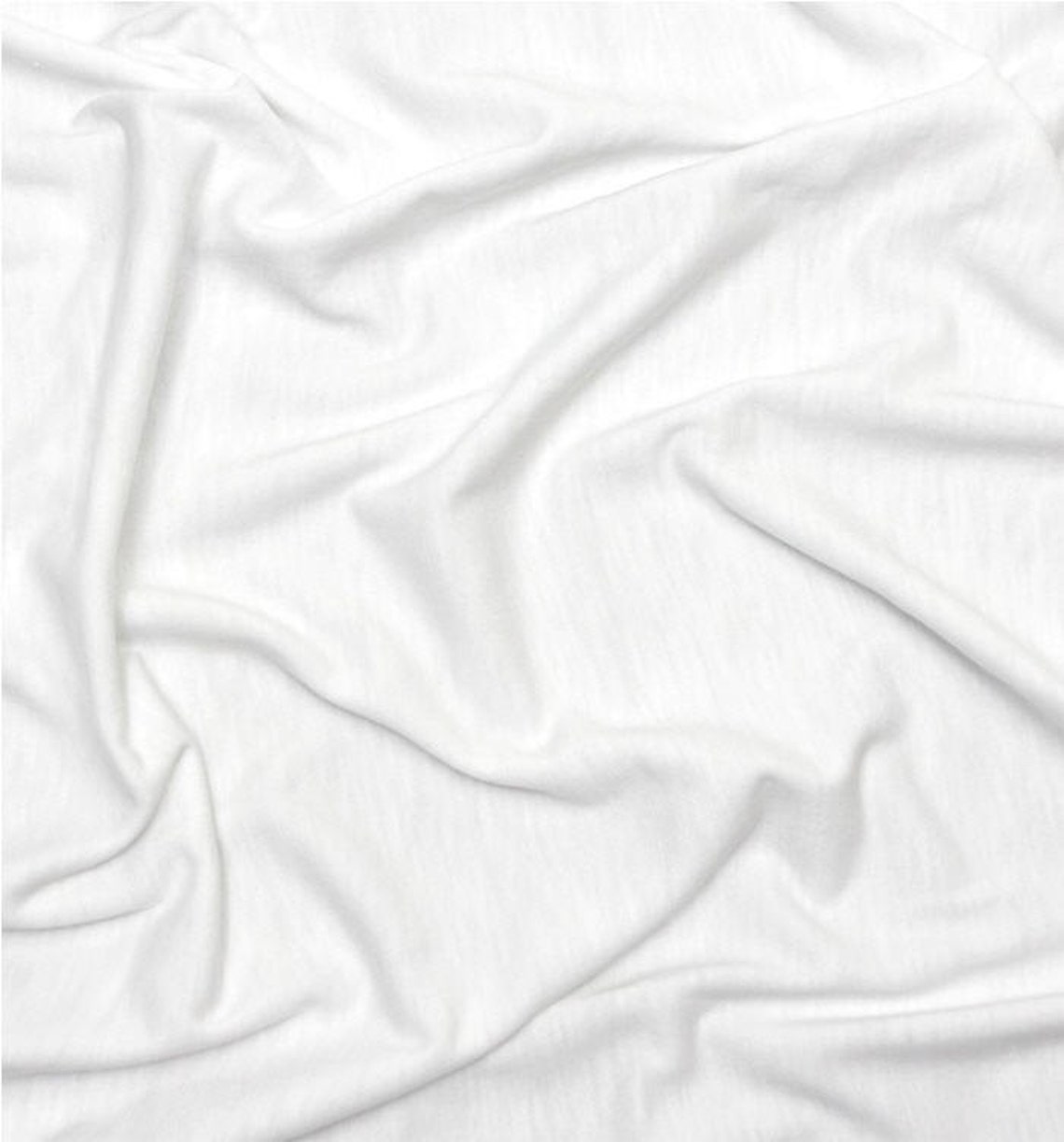 White Cotton Knit Fabric 74 Inches Wide by the Yard 89490 Etsy