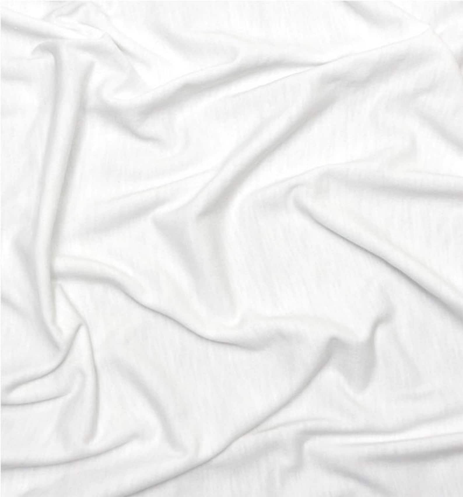 White Cotton Knit Fabric 74 Inches Wide by the Yard 89490 Etsy