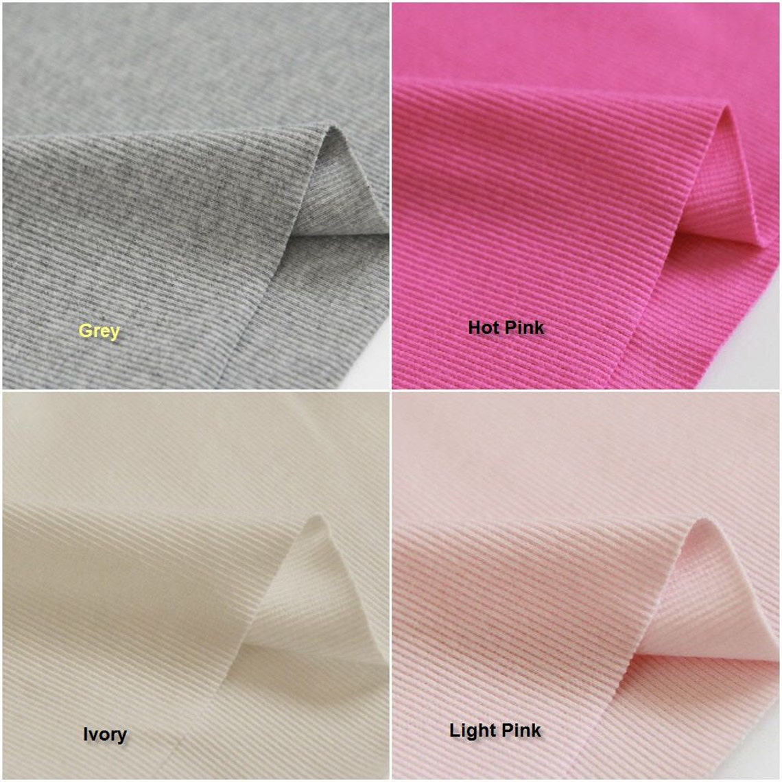 Ribbing Cotton Rib Knit Fabric Binding Knit Fabric Hem Etsy
