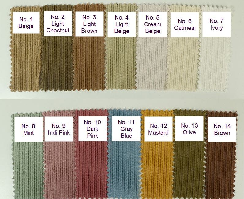 Irregular Rib Cotton Corduroy Fabric - 8 Wale Corduroy - 26