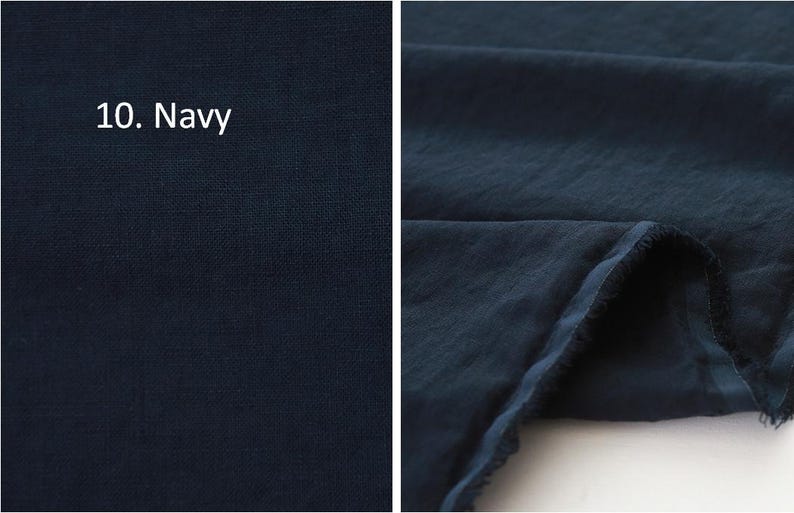 Förtvättat massivt linne-tenceltyg, 137 cm brett, 12 färger, koreanskt kvalitetstyg, måttbeställt bild 12