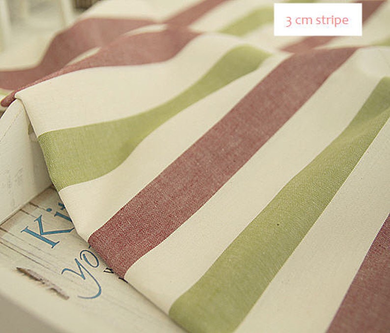 Yarn Dyed Cotton Fabric Fresh Choose From 4 Patterns by Etsy