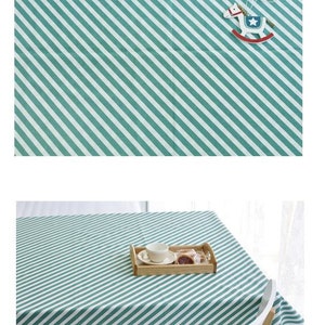 Tela de algodón con estampado de piruletas de líneas diagonales - Negro, rosa indio o menta - cortada a medida 49652 imagen 5