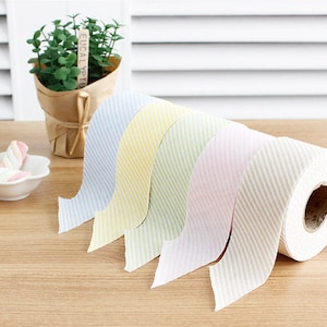 Strepen Cotton Knit Bias Tape, 4 cm Breed (1,6 inch) - By the Roll (10 yards) - 86240