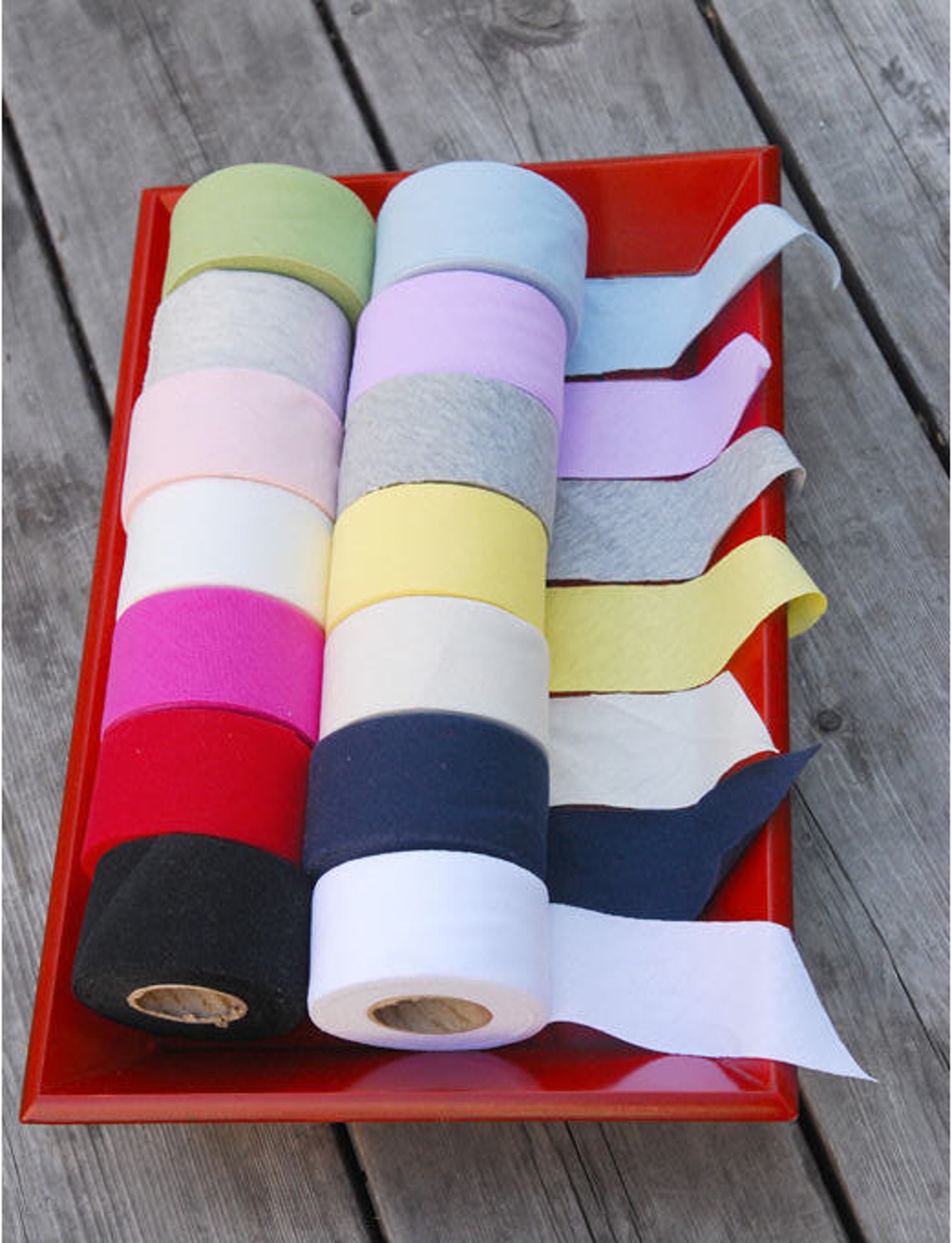 Cotton Jersey Knit Bias Tape in 14 Colors 3.54 Cm Wide Etsy