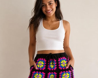 Crochet Shorts Pattern PDF | Customizable Summer Style XS-XXL | Instant Download