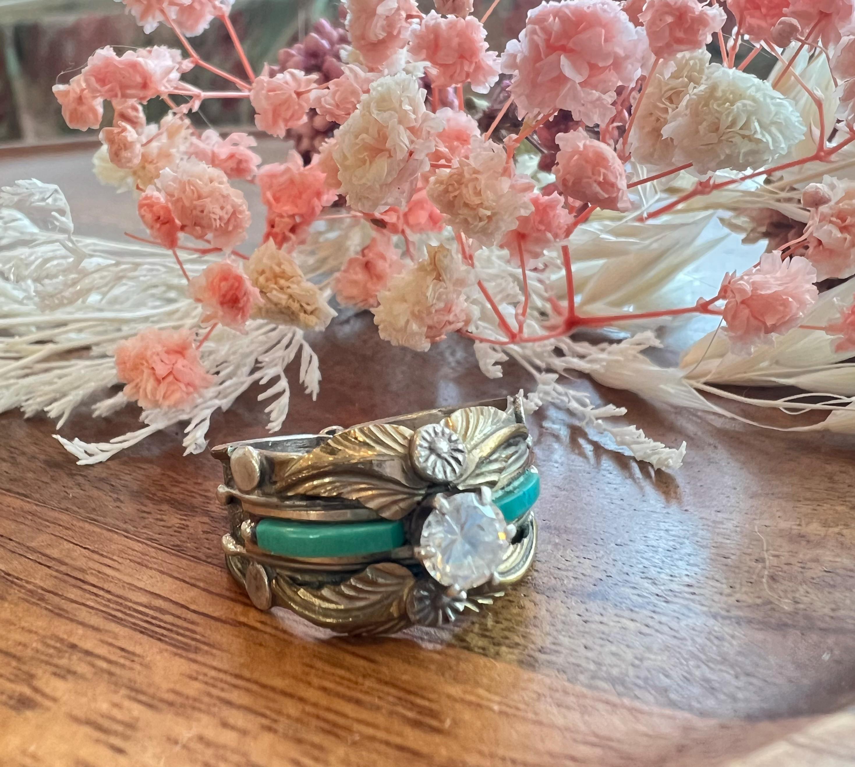 Chunky Vintage Rings 70s - Etsy