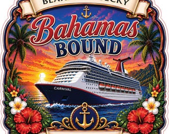 Personalized Carnival Cruise Door Magnet, Custom Cabin Decoration, 30 Mil Magnetic Sign