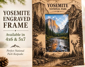 Yosemite Engraved Photo Frame