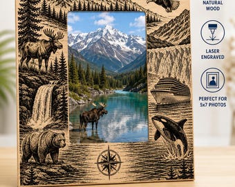 Alaska Engraved Photo Frame