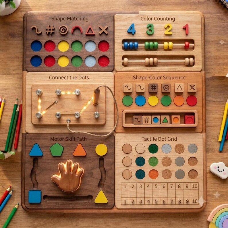 Kids Learning Activity Worksheets, Printable Preschool Toddler Games ...