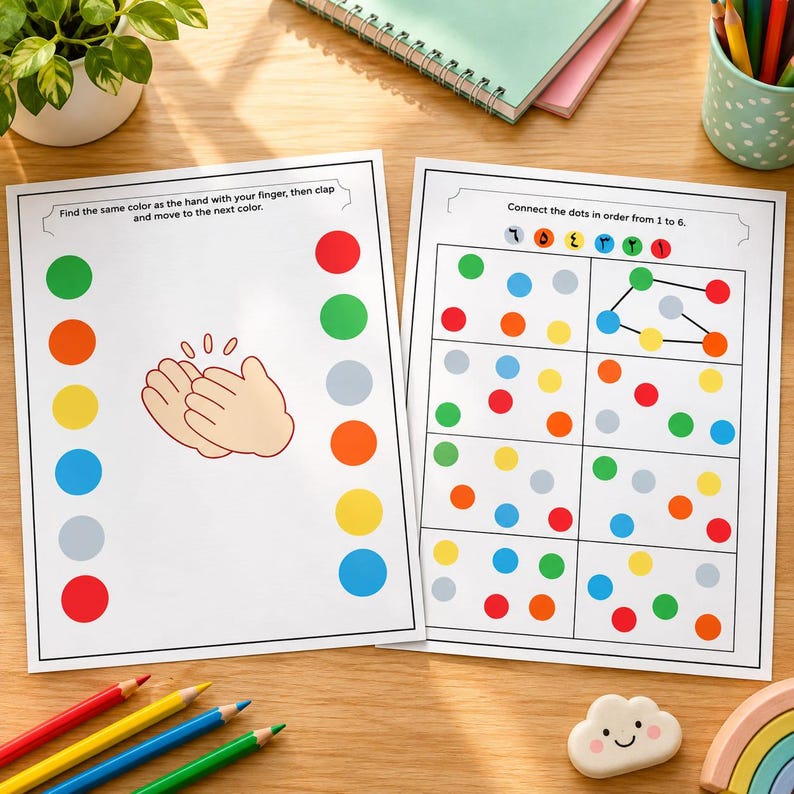 Kids Learning Activity Worksheets, Printable Preschool Toddler Games ...