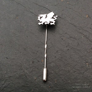 Welsh Dragon Tie / Lapel Pin