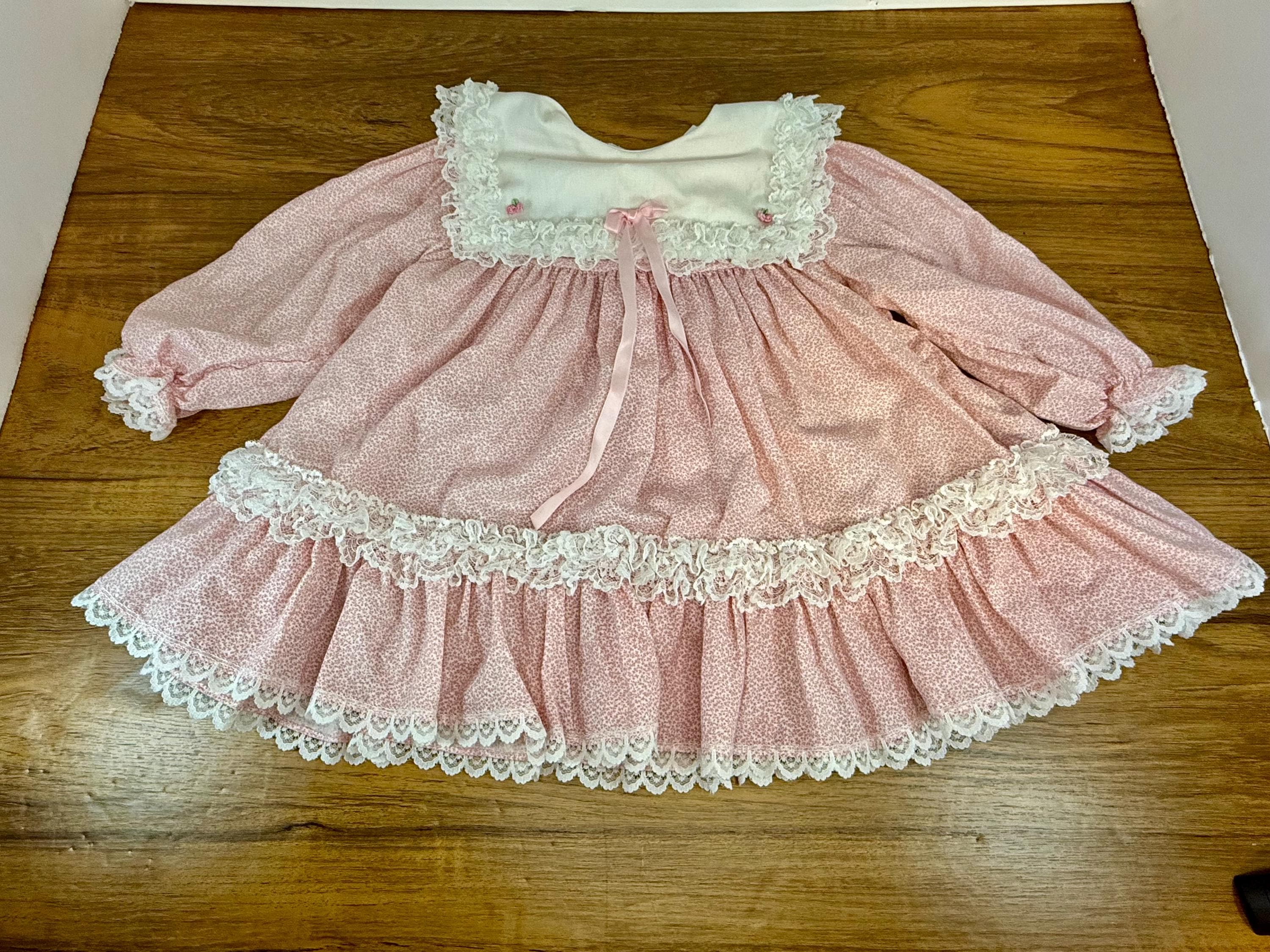 Vintage 80s Pink Baby Clothes - Etsy